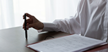 Prepare a declaration of no outstanding debts